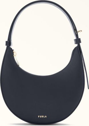 Furla Delizia Borsa Mini Xl Ink Blue Blu Pelle Di Vitello Morbida Donna