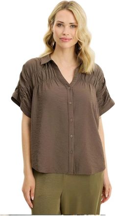 In Front Mujer, Blusas y Camisas, Marr&oacute;n, Talla: S