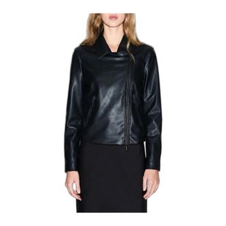 A|X Armani Exchange Giacca in Ecopelle - - Jackets - Donna - Nero - L