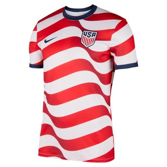 Nike USMNT Nike Mens Soccer Short-Sleeve Supporters Top in White | JU1495-133