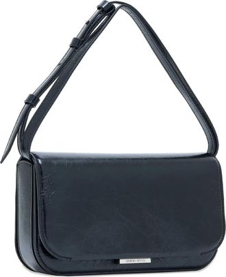 Giorgio Armani x 10 Corso Como kleine lakleren schoudertas - Zwart