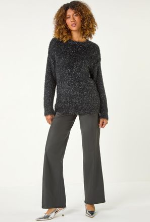 Roman Tinsel Detail Knit Jumper