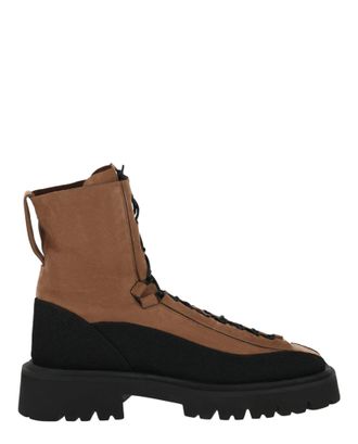 Ferragamo Atlante Combat Boots - Extra Wide Width