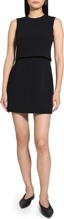 Theory Sleeveless Minidress in Black at Nordstrom, Size 12