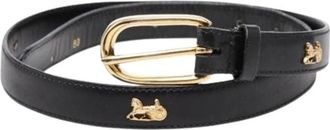 Celine Pre-owned Belts, female, Black, Size: ONE SIZE Pre-owned Vintage Belt