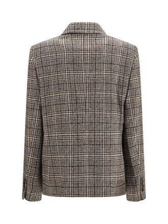 Brunello Cucinelli Alpaca and Wool Blend Blazer - Beige
