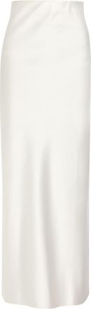 Skiim Satin Maxi Skirt - Off White - 38 (UK10 / S)