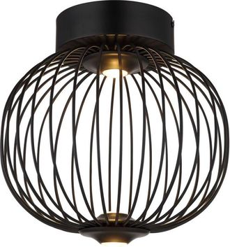 Globo Lighting plafón - GALWAY - negro - metal - Ø 30cm - LED - 15652D