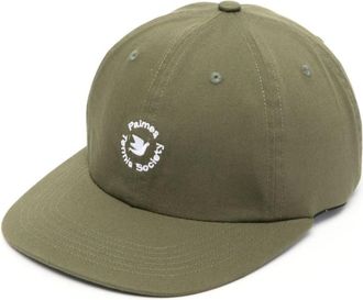 Palmes Olive Green Logo Baseball Cap