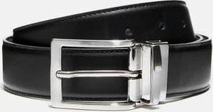 Scarosso Rev Belts in Smooth Black/brown Calf at Nordstrom, Size 110