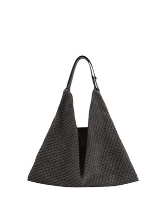 Gherardini Amazzonia Medium Monogram Suede Shoulder Bag