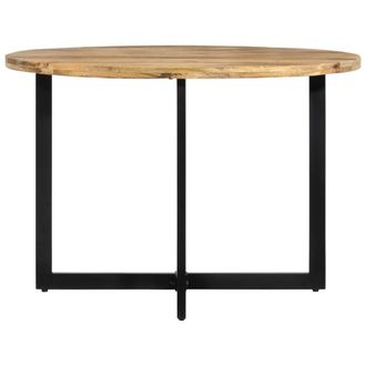 Berkfield Home Dining Table 110x75 cm Solid Wood Mango in Brown