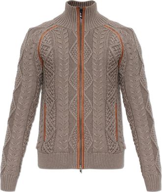 Diesel K-Inoki Vest - Heren - Vesten - Beige - M - Katoen - Truien & Vesten