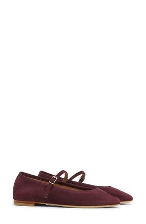 Mansur Gavriel Dance Mary Jane Flat in Plum at Nordstrom, Size 10.5Us