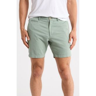 Johnnie-O Melrose Cotton & Linen Shorts in Blue Surf at Nordstrom Rack, Size 32