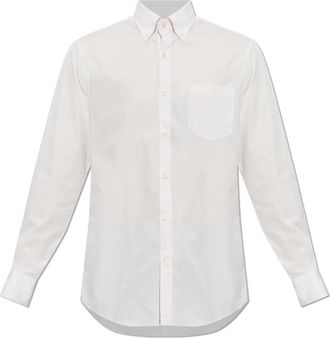 Paul & Shark Shirt met zak - Heren - Zakelijke Overhemden - Roze - L - Katoen - Overhemden