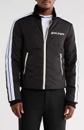 Palm Angels Classic Logo Track Jacket in Black White at Nordstrom Rack, Size X-Small