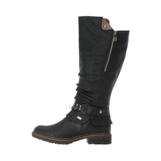 Rieker High Boots, female, Black, 4 UK, Black Womens Boots, Weatherproof and Stylish