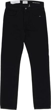 Amish Jeans Man David Denim Dark Stone Black - Heren - Regular Fit Jeans - Zwart - W35 - Denim - Jeans