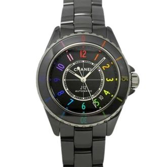 Chanel Pre-owned Vintage Polshorloge - Heren - Pre-owned - Zwart - Maat: ONE Size