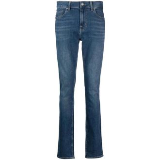 7 For All Mankind Heren, Jeans, Blauw, Maat: W30 Katoen