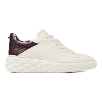 Jimmy Choo London Sneakers, female, White, 7 UK, Latte Deep Merlot Diamond Ring