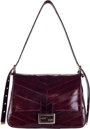 Fendi Flap 26325 - Dames - Tassen - Rood - Maat: ONE Size Zijde