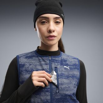 Puma Gilet Brightstride PrimaLoft da donna con vestibilit&agrave; performante, Abbigliamento, Blu, XXL