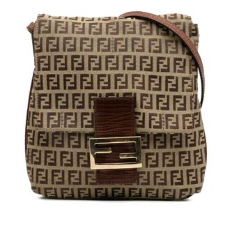 Fendi Pre-owned Fendi Zucchino Canvas Crossbody Ladies 2288 8BT075 TN9 089