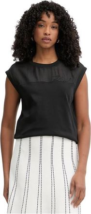 Karl Lagerfeld Donna, Top, Nero, M, new