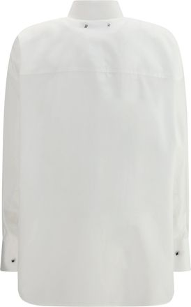 Golden Goose Womens Oversized Cotton Poplin Shirt White