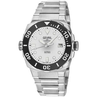 Gevril Group Fortuna Automatic White Dial Mens Watch 47406B