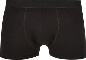 Urban Classics Heren Boxershorts van Effen Biologisch Katoen (5-pack) (Zwart)