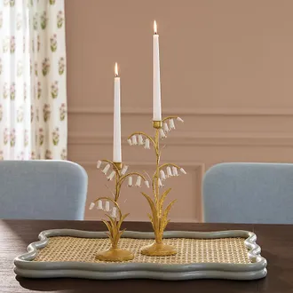 Ballard Designs Bellflower Taper Candleholder - Large - Ballard Designs