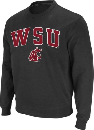 Colosseum Mens Colosseum Charcoal Washington State Cougars Arch & Logo Crew Neck Sweatshirt at Nordstrom, Size Small