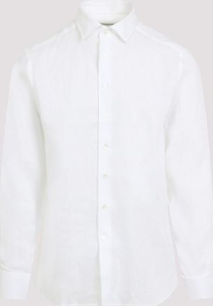 Etro White Pegaso embroidery Shirt