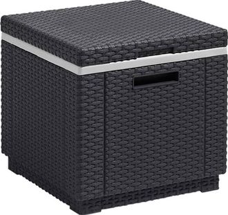 Allibert Curver - Keter Nevera De Jard&iacute;n Ice Cube Grafito Anxpxal Cm 42x42x41