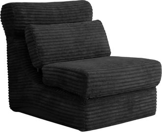 Urban Meuble Sill&oacute;n modular negro en tejido texturizado