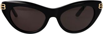 Balenciaga Sunglasses, female, Black, Size: 55 MM Bb0466S Sunglasses