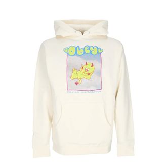 Obey Hoodies, male, White, Size: S Daydream Hoodie Basic Fleece