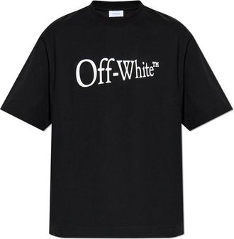 Off-white Logo T-Shirt - Heren - T-shirts - Zwart - XS - Katoen - Tops