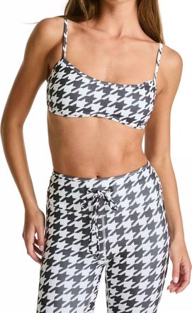 YEAR OF OURS Sport Monica Bra In Houndstooth