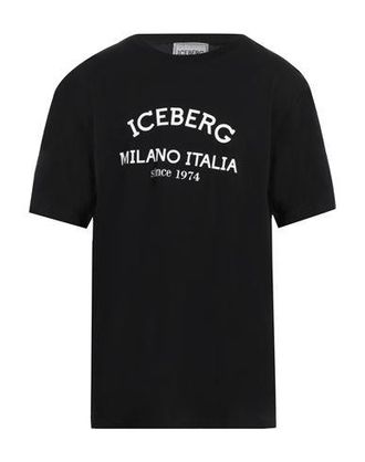 Tシャツ・カットソー ICE B ICEBERG Men T Shirts F014 63279000 Black Iceberg: Black T-Shirts now up to −77% | Stylight