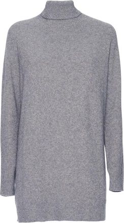 Manila Grace Coltrui - Dames - Coltruien - Grijs - M - Polyester - Truien & Vesten