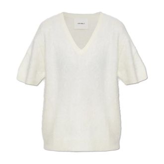 Lisa Yang Cashmere Knitwear, female, Beige, Size: S Lovisa Top