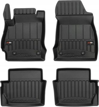 OEM Alfombras, Felpudos, Alfombras De Goma Mazda 2 Ii 2007-2014, Canaleta 3d