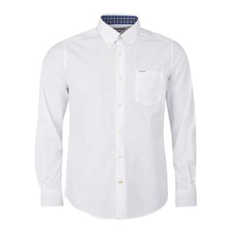 Barbour Heren, Overhemden, Wit, Maat: XL Katoen