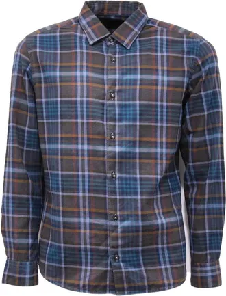 Altea Italiaans Shirt 1864062 Col. 07/R - Heren - Casual Overhemden - Veelkleurig - M - Overhemden