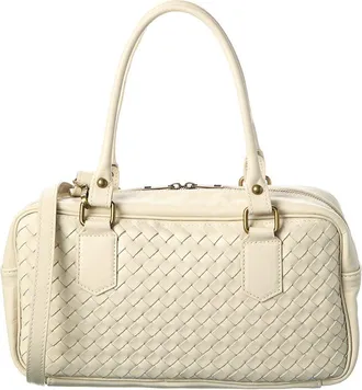 Persaman New York Chloe Hand Woven Large Leather Shoulder Bag