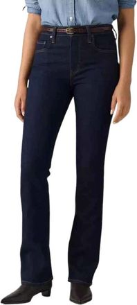 Levi's Jeans, Dames, Blauw, W28 L32, Denim, 725 High Rise Bootcut Jeans